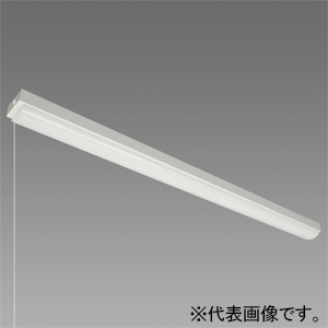 ホタルクス 【受注生産品】LED一体型ベースライト≪Nuシリーズ≫ 40形 トラフ形 75mm幅 プルスイッチ付 ホタルックタイプ 直付形 4000lmクラス FLR40×2灯相当相当 固定出力タイプ 昼白色 MMB4101P/40N5SG-N8