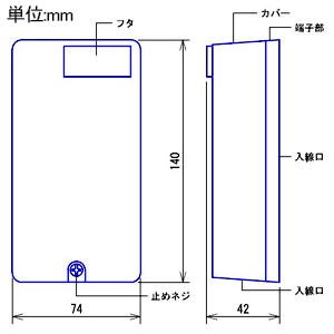 アイホン 映像住戸アダプター 1映像路用 壁取付型 JIS1個用スイッチボックス用 映像住戸アダプター 1映像路用 壁取付型 JIS1個用スイッチボックス用 VHW-1AVA 画像2