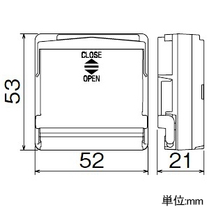 アイホン 分配器 2分配 カセット式 住戸アダプター内蔵 分配器 2分配 カセット式 住戸アダプター内蔵 VJW-2YU 画像2