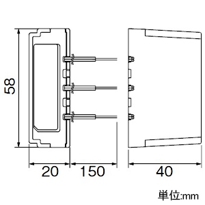 アイホン 増幅分配器 JIS1個用スイッチボックス用 増幅分配器 JIS1個用スイッチボックス用 GBWA-2YS 画像2