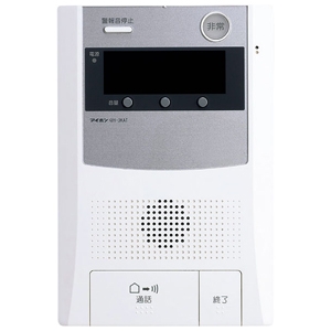 アイホン 住戸用住宅情報盤 ≪セキュリティドアホン4-1・1≫ 戸建用 AC電源直結式 壁取付型 JIS2個用スイッチボックス+セパレーター用 QH-3KAT