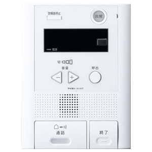 アイホン 住戸用住宅情報盤 ≪セキュリティドアホン6-2・2≫ 戸建用 AC電源直結式 壁取付型 JIS2個用スイッチボックス+セパレーター/埋込ボックス用 QH-6KAT
