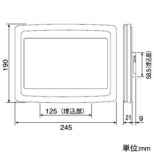 アイホン アダプター ≪Vi-nurse≫ 4局用 壁取付型 JIS3個用/4個用スイッチボックス用 アダプター ≪Vi-nurse≫ 4局用 壁取付型 JIS3個用/4個用スイッチボックス用 NLX-4ADC 画像2