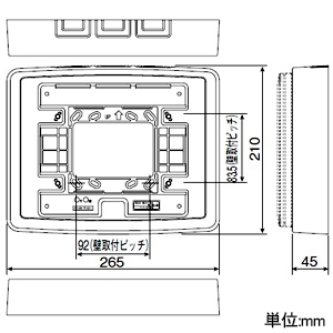 アイホン 露出ボックス ≪Vi-nurse≫ 液晶表示灯・集合表示灯・アダプター用 JIS3個用/2個用スイッチボックス用 露出ボックス ≪Vi-nurse≫ 液晶表示灯・集合表示灯・アダプター用 JIS3個用/2個用スイッチボックス用 NLX-RBOX 画像2