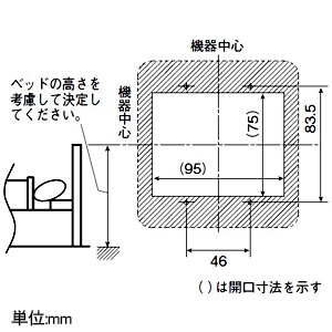 アイホン コンセント ≪Vi-nurse≫ 復旧ボタン・緊急呼出ボタン付 プレート無し 壁埋込型 JIS2個用スイッチボックス用 コンセント ≪Vi-nurse≫ 復旧ボタン・緊急呼出ボタン付 プレート無し 壁埋込型 JIS2個用スイッチボックス用 NLR-CS2 画像3