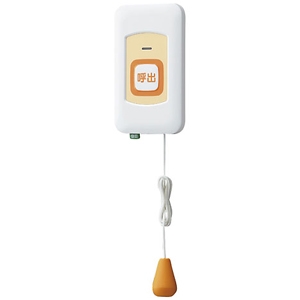 アイホン トイレ呼出ボタン≪Vi-nurse≫ 引きひも・復旧ボタン付 抗菌仕様 防塵・防まつ形 壁埋込型 JIS1個用スイッチボックス用 ひも長さ約55cm NLR-72H