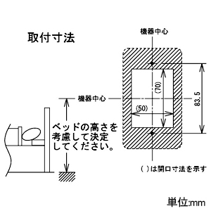 アイホン コンセント メタルコンセント 呼出ボタン(NBR-8A-C)用 壁埋込型 JIS1個用スイッチボックス用 コンセント メタルコンセント 呼出ボタン(NBR-8A-C)用 壁埋込型 JIS1個用スイッチボックス用 NBR-1A-C 画像3