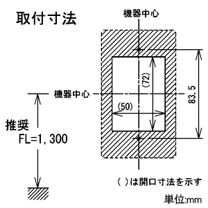 アイホン 復旧ボタン 壁埋込型 JIS1個用スイッチボックス用 復旧ボタン 壁埋込型 JIS1個用スイッチボックス用 NBR-2A-C 画像4