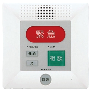 アイホン 緊急通報装置 据置・壁取付両用型 JIS1個用スイッチボックス用 FE-M