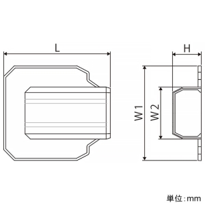 マサル工業 エンド フランジ型 4号 ブラウン 《ニュー・エフモール付属品》 エンド フランジ型 4号 ブラウン 《ニュー・エフモール付属品》 SFMEF46 画像2