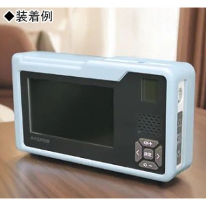 マスプロ電工 シリコンケース 手回し充電テレビ・ラジオ用 アイスグレー シリコンケース 手回し充電テレビ・ラジオ用 アイスグレー HCTVR3-SC(SG) 画像2