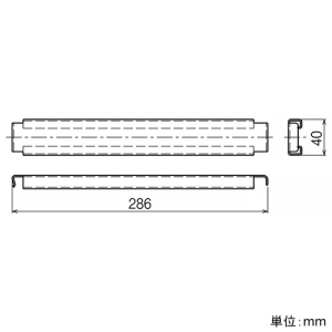 ネグロス電工 子桁用照明器具取付金具 SR・QRタイプ共通 110W灯用 溶融亜鉛めっき鋼板 子桁用照明器具取付金具 SR・QRタイプ共通 110W灯用 溶融亜鉛めっき鋼板 RFL2 画像2