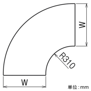 ネグロス電工 L形分岐化粧ネット 《ネトロンアミ》 幅880mm 黒 L形分岐化粧ネット 《ネトロンアミ》 幅880mm 黒 NBPL90-BK 画像3