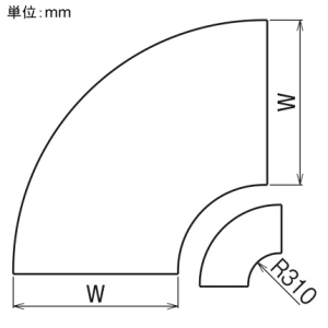ネグロス電工 L形分岐化粧ネット 《ネトロンアミ》 幅980mm 黒 L形分岐化粧ネット 《ネトロンアミ》 幅980mm 黒 NBPL120-BK 画像3