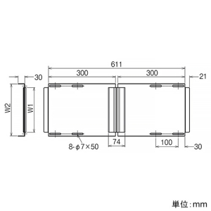 ネグロス電工 【受注生産品】上下ベンド自在カバー 角度45〜90° 適合ラック幅1000mm ステンレス製 【受注生産品】上下ベンド自在カバー 角度45〜90° 適合ラック幅1000mm ステンレス製 S-CVVF10090 画像2
