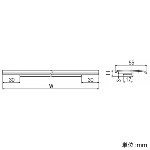 ネグロス電工 カバースペーサー SD-CVタイプ 適合ラック幅1200mm カバースペーサー SD-CVタイプ 適合ラック幅1200mm CVBP120 画像2