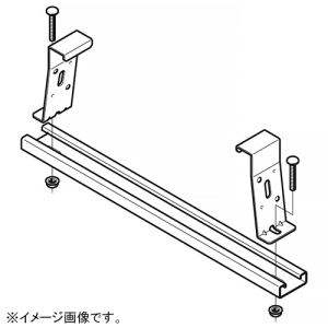 ネグロス電工 【受注生産品】底板カバークランプ QRタイプ 適合ラック幅200mm 溶融亜鉛めっき仕上げ Z-CVCQB20