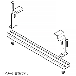 ネグロス電工 【受注生産品】接続部用底板カバークランプ QRタイプ 適合ラック幅1200mm 標準塗装仕様 CVCQBG120