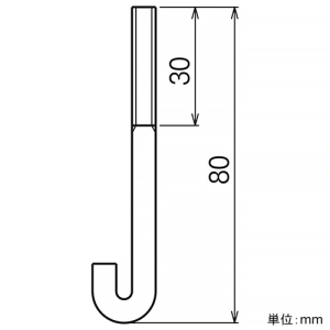 ネグロス電工 上下カバークランプ用フックボルト 適合ラック幅200〜1000mm 電気亜鉛めっき仕様 2個組 上下カバークランプ用フックボルト 適合ラック幅200〜1000mm 電気亜鉛めっき仕様 2個組 FB-CVCTB 画像2