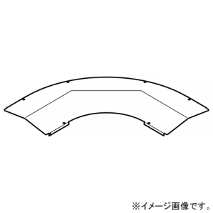 ネグロス電工 【受注生産品】L形分岐屋根形カバー 適合ラック幅600mm ステンレス製 S-CVL60Y