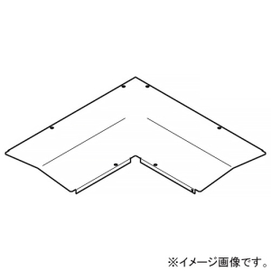 ネグロス電工 【受注生産品】内・外直角L形分岐屋根形カバー SR・QRタイプ 適合ラック幅600mm ステンレス製 S-CVLAC60Y