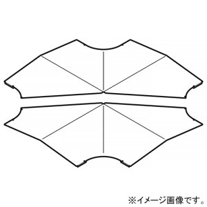 ネグロス電工 【受注生産品】X形分岐屋根形カバー SR・QRタイプ 適合ラック幅1200mm 高耐食性めっき鋼板製 SD-CVX120GY