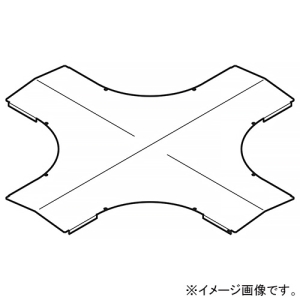 ネグロス電工 【受注生産品】X形分岐屋根形カバー SR・QRタイプ 適合ラック幅1000mm 溶融亜鉛めっき仕上げ Z-CVX100Y
