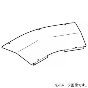 ネグロス電工 【受注生産品】水平ベンド屋根形カバー SR・QRタイプ 角度30° 適合ラック幅200mm 溶融亜鉛めっき仕上げ Z-CVA230Y