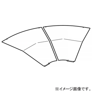 ネグロス電工 【受注生産品】水平ベンド屋根形カバー SR・QRタイプ 角度60° 適合ラック幅1200mm 高耐食性めっき鋼板製 【受注生産品】水平ベンド屋根形カバー SR・QRタイプ 角度60° 適合ラック幅1200mm 高耐食性めっき鋼板製 SD-CVA1260GY