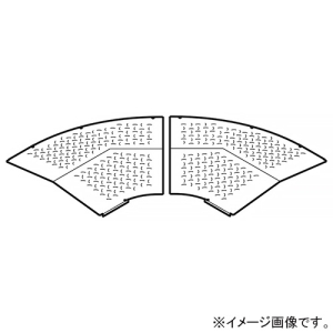 ネグロス電工 【受注生産品】L形分岐屋根形カバー ノンスリップタイプ 適合ラック幅1200mm SD-CVL120NSY