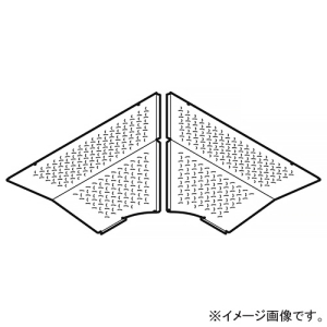 ネグロス電工 外直角L形分岐屋根形カバー ノンスリップタイプ 適合ラック幅1000mm SD-CVLA100NSY