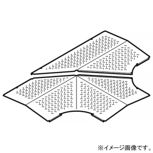 ネグロス電工 T形分岐屋根形カバー ノンスリップタイプ 適合ラック幅900mm SD-CVT90NSY
