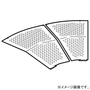 ネグロス電工 【受注生産品】水平ベンド屋根形カバー ノンスリップタイプ 角度45° 適合ラック幅1200mm SD-CVA1245NSY