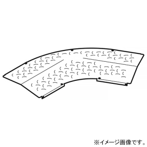 ネグロス電工 【受注生産品】水平ベンド屋根形カバー ノンスリップタイプ 角度60° 適合ラック幅900mm SD-CVA960NSY