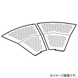 ネグロス電工 【受注生産品】水平ベンド屋根形カバー ノンスリップタイプ 角度60° 適合ラック幅1200mm SD-CVA1260NSY