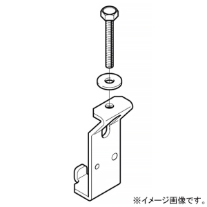 ネグロス電工 屋根形カバー止め金具 QRタイプ ステンレス製 S-CVDQ1Y