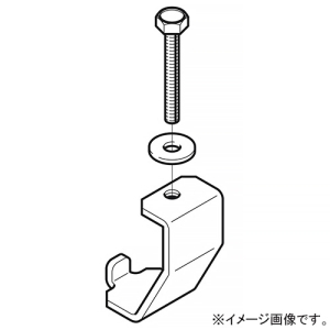 ネグロス電工 接続部屋根形カバー止め金具 SRタイプ ステンレス製 S-CVDS1GY