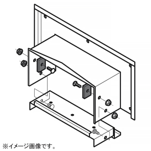 ネグロス電工 【受注生産品】止水プレート 四角コーキングタイプ QRタイプ 底板ロングタイプ 適合ラック幅1200mm 高耐食性めっき鋼板製 SD-SWPQR120NL