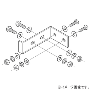 ネグロス電工 床面固定立上りケーブルラック用耐震支持金具 15Rタイプ P-CGYB15R1