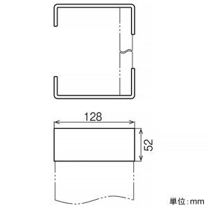 ネグロス電工 端末保護キャップ 12Rタイプ 左右組 端末保護キャップ 12Rタイプ 左右組 12RBC 画像2