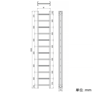 ネグロス電工 【受注生産品】立上り用両面ラック 強力タイプ B15RNタイプ BLC方式 幅300mm 定尺3m 標準塗装仕様 【受注生産品】立上り用両面ラック 強力タイプ B15RNタイプ BLC方式 幅300mm 定尺3m 標準塗装仕様 B15RN30 画像2