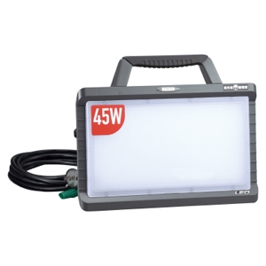 ハタヤリミテッド LEDワークランプ AC100V仕様 屋外用 防雨型 昼白色 明るさ2段階切替式 コンセント2個付 電線長さ5m LEDワークランプ AC100V仕様 屋外用 防雨型 昼白色 明るさ2段階切替式 コンセント2個付 電線長さ5m LYZ-45KN