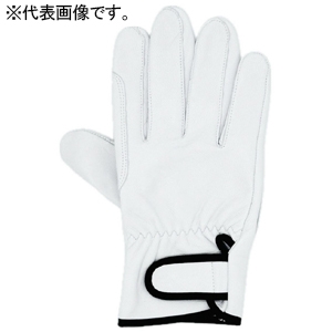 山善 山羊革手袋 ≪G.O.A.T.glove≫ マジック止め式 補強当付 Lサイズ YSG-G02-L