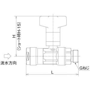 オンダ製作所 CBW1型 逆止弁付ボールバルブ 平行おねじ CBW1型 逆止弁付ボールバルブ 平行おねじ CBW1A-1613M-S 画像2