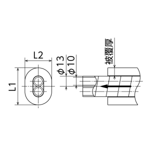 オンダ製作所 カポリツインW 被覆付き カポリツインW 被覆付き PEX10CT-P10-25F 画像2