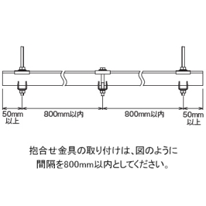 ネグロス電工 【受注生産品】専用ナット類 適合吊りボルトW3/8 10組入 【受注生産品】専用ナット類 適合吊りボルトW3/8 10組入 W3-RNPWSW 画像2