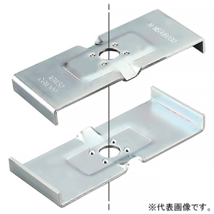 ネグロス電工 【受注生産品】吊り金具 ダブル溝形鋼用 幅100mm 電気亜鉛めっき仕様 CGW75S