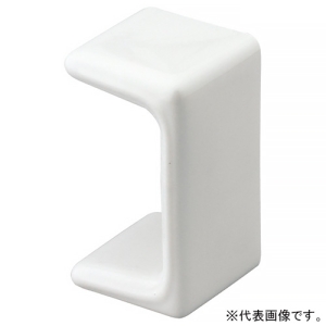 ネグロス電工 みぞ形鋼用端末保護キャップ 幅75mm 10個入 白 CG75BC