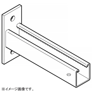 ネグロス電工 チャンネルブラケット 長さ600mm 溶融亜鉛めっき仕上げ DBK50