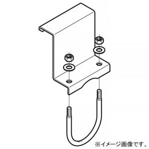 ネグロス電工 パイプブラケット用振れ止め金具 接続部用 QRラック適合 溶融亜鉛めっき仕上げ PBQ3